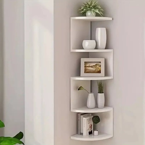Tier floating corner shelves - floating,