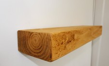 Rustic Floating Wooden Shelf /