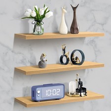 Set of 3 Floating Wall Shelves