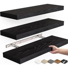 Set of 3 Floating Wall Shelves