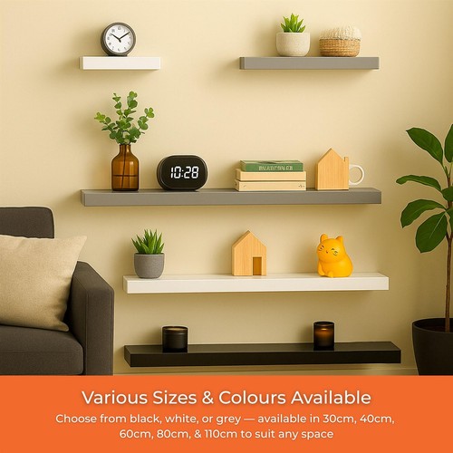 Floating wall shelf 30cm - wall,