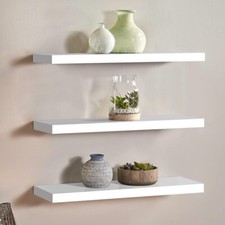 Set of 3 Floating Wall Shelves