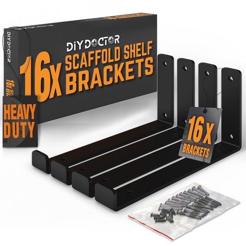 Shelf brackets wall board - wall,
