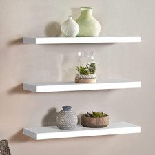 Set of 3 Floating Wall Shelves