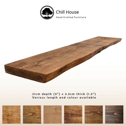 Rustic waney edge live - edge, /