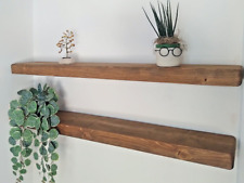 Rustic shelves  floating solid