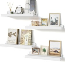 4Pcs Floating Wall Shelves